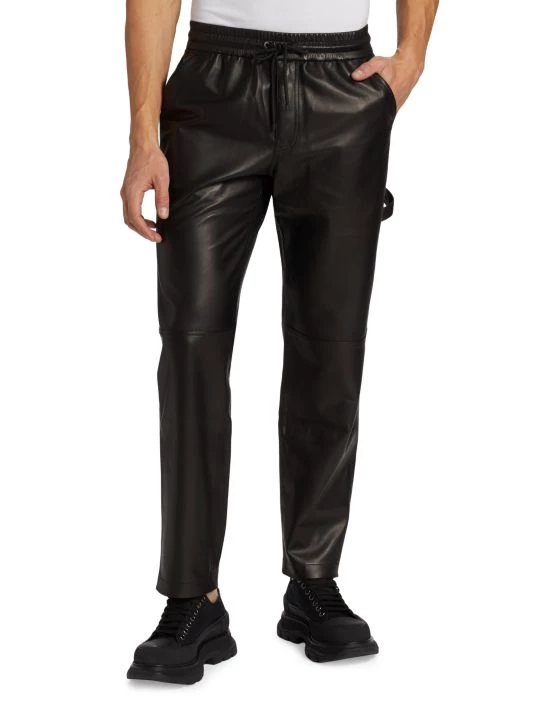 Frame Leather Jogger Pants For Men 5 Frame Leather Jogger Pants For Men - Image 3