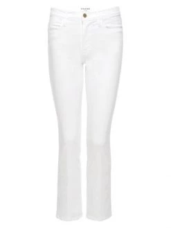 Frame Le High High-Rise Stretch Straight-Leg Jeans