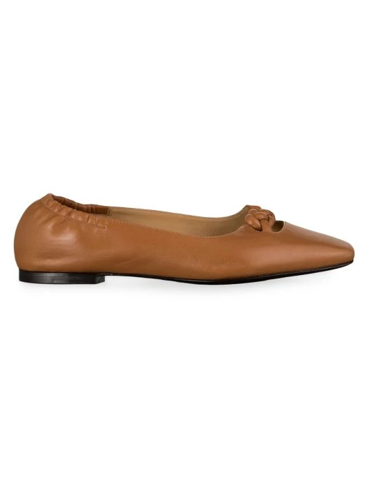 Frame Le Collina Leather Slipper Flats Tobacco 6 Frame Le Collina Leather Slipper Flats Tobacco - Image 4