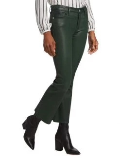 Frame Le Crop Mini Boot Leather Pants -Frame Sales Store unnamed file 1075