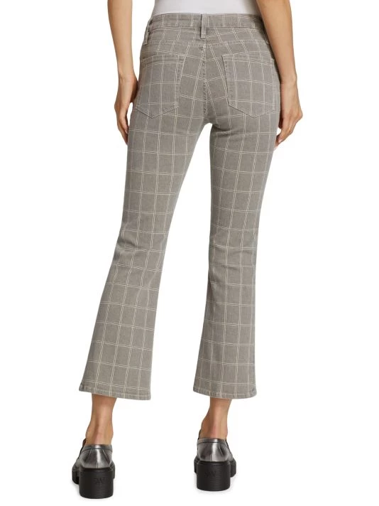 Frame Le Crop Mini Boot Plaid Jeans 7 Frame Le Crop Mini Boot Plaid Jeans - Image 5