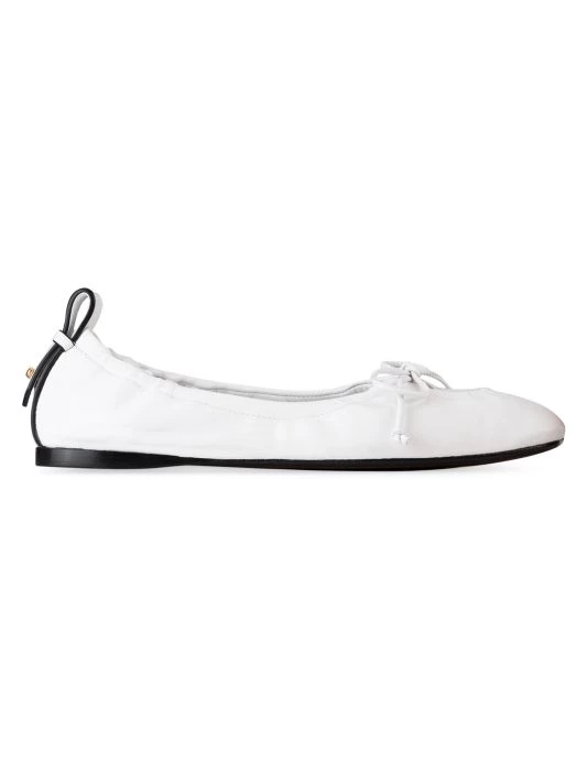 Frame Le Sunset Leather Flats White 8 Frame Le Sunset Leather Flats White - Image 6