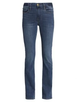 Frame Le Mini Boot Mid-Rise Stretch Flare Jeans