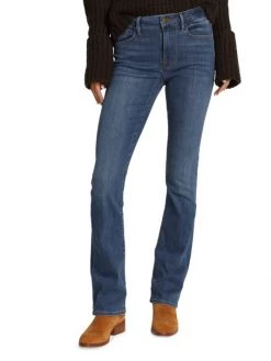 Frame Le Mini Boot Mid-Rise Stretch Flare Jeans -Frame Sales Store unnamed file 1130