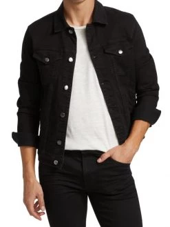 Frame Stretch Cotton Trucker Jacket For Men -Frame Sales Store unnamed file 114