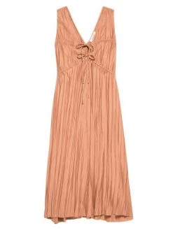 Frame Cinched Crinkle Midi Dress Off White 7 Frame Cinched Crinkle Midi Dress Off White -Frame Sales Store unnamed file 1144