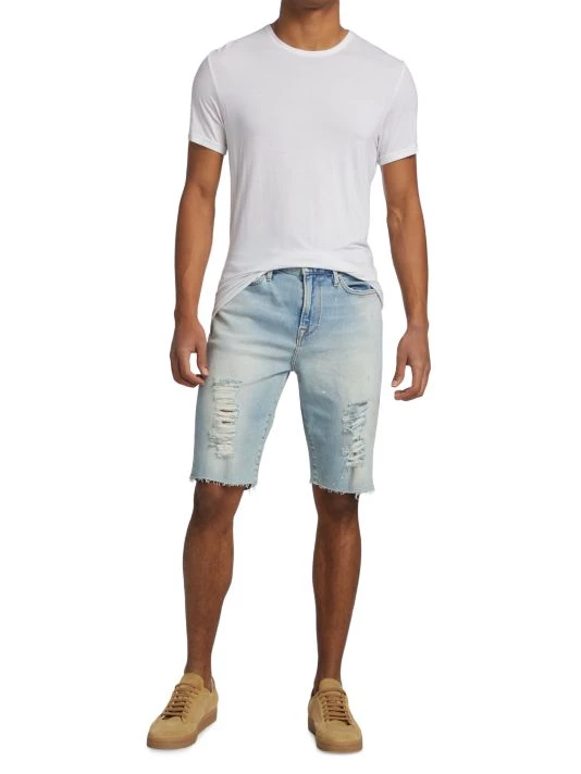 Frame Tidaled Cut-Off Denim Shorts For Men 4 Frame Tidaled Cut-Off Denim Shorts For Men - Image 2