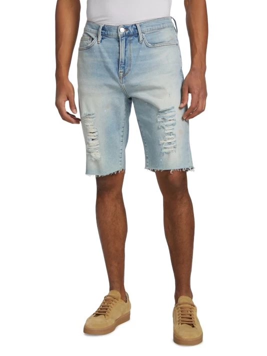 Frame Tidaled Cut-Off Denim Shorts For Men 5 Frame Tidaled Cut-Off Denim Shorts For Men - Image 3