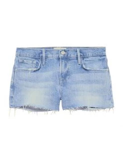 Frame Le Cut-Off Denim Shorts