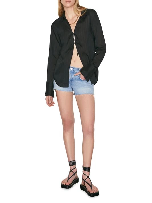 Frame Le Cut-Off Denim Shorts 4 Frame Le Cut-Off Denim Shorts - Image 2
