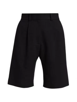 Frame Silk Bermuda Shorts Bone