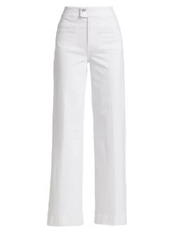Frame Le Hardy High-Rise Wide-Leg Jeans