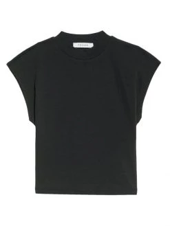 Frame Cropped Mock Turtleneck T-Shirt Surplus -Frame Sales Store unnamed file 1242