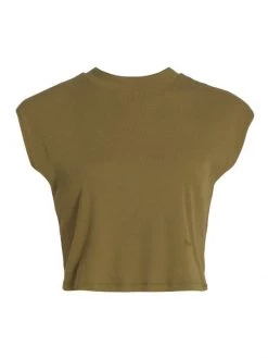 Frame Cropped Mock Turtleneck T-Shirt Surplus -Frame Sales Store unnamed file 1243