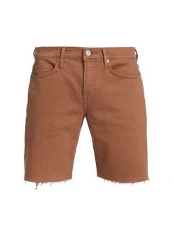 Frame L'Homme Cut-Off Shorts For Men Brick -Frame Sales Store unnamed file 1277