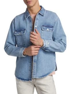 Frame Distressed Denim Jacket For Men -Frame Sales Store unnamed file 1301
