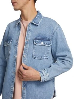 Frame Distressed Denim Jacket For Men -Frame Sales Store unnamed file 1304
