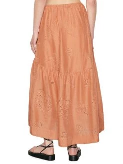 Frame Eyelet Linen Maxi Skirt -Frame Sales Store unnamed file 1354