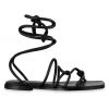 Frame Le Remi Leather Lace-Up Sandals