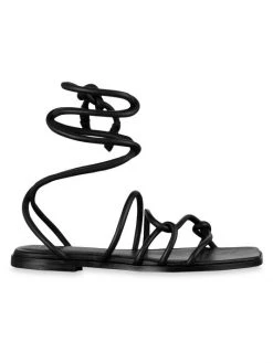 Frame Le Remi Leather Lace-Up Sandals