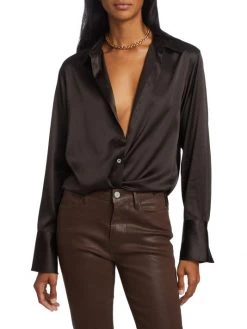 Frame The Standard Silk Button-Up Shirt -Frame Sales Store unnamed file 1441