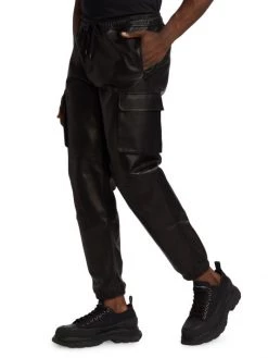 Frame Leather Cargo Pants For Men -Frame Sales Store unnamed file 1467