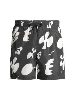 Frame Printed Active Shorts For Men