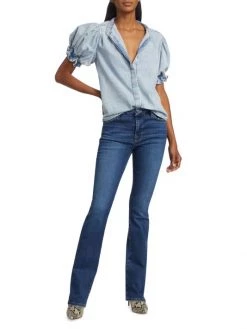 Frame Le Mini Boot Low-Rise Stretch Flare Jeans 10 Frame Le Mini Boot Low-Rise Stretch Flare Jeans -Frame Sales Store unnamed file 1557