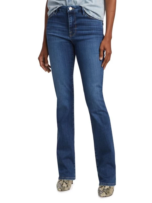 Frame Le Mini Boot Low-Rise Stretch Flare Jeans 5 Frame Le Mini Boot Low-Rise Stretch Flare Jeans - Image 3