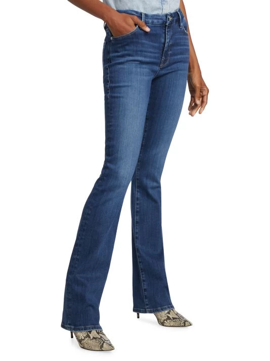 Frame Le Mini Boot Low-Rise Stretch Flare Jeans 6 Frame Le Mini Boot Low-Rise Stretch Flare Jeans - Image 4