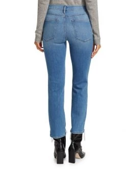 Frame Le High High-Rise Distressed Stretch Straight-Leg Jeans -Frame Sales Store unnamed file 1587