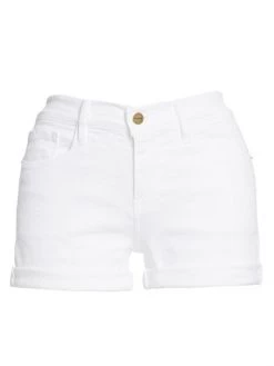 Frame Le Cut Off Mid-Rise Denim Shorts