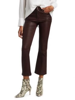 Frame Le Crop Leather Bootcut Pants -Frame Sales Store unnamed file 1606