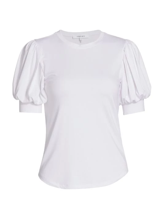 Frame Balloon Sleeve Tee Navy 3 Frame Balloon Sleeve Tee Navy