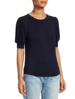 Frame Balloon Sleeve Tee Navy 14 Frame Balloon Sleeve Tee Navy -Frame Sales Store unnamed file 1620