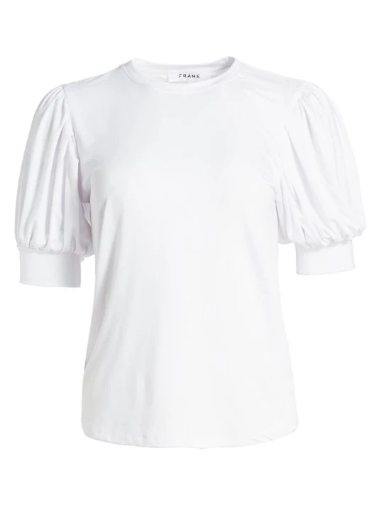 Frame Balloon Sleeve Tee Navy 10 Frame Balloon Sleeve Tee Navy - Image 8