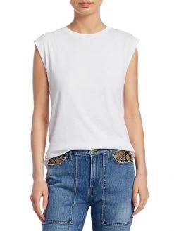 Frame Le Mid Rise Muscle Tee Noir -Frame Sales Store unnamed file 1668