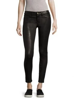 Frame Le Skinny De Jeanne Mid-Rise Leather Pants -Frame Sales Store unnamed file 1683