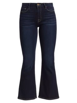 Frame Le Crop Mid-Rise Stretch Boot-Cut Jeans