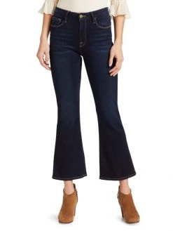 Frame Le Crop Mid-Rise Stretch Boot-Cut Jeans -Frame Sales Store unnamed file 1688