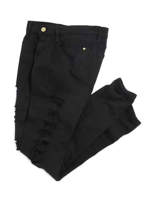 Frame Le Color Mid-Rise Skinny Distressed Jeans 6 Frame Le Color Mid-Rise Skinny Distressed Jeans - Image 4