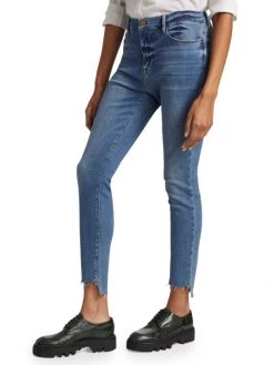 Frame Le High Raw-Hem Stretch Skinny Jeans -Frame Sales Store unnamed file 1710