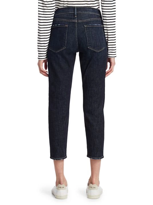 Frame Le Garçon Mid-Rise Crop Roll Cuff Jeans 7 Frame Le Garçon Mid-Rise Crop Roll Cuff Jeans - Image 5