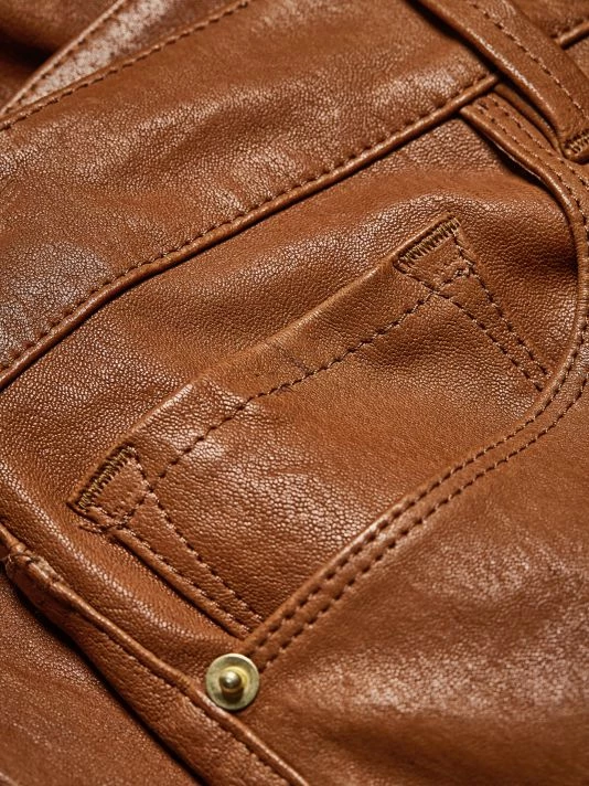 Frame Leather High-Rise Kick Flare Pants 9 Frame Leather High-Rise Kick Flare Pants - Image 7