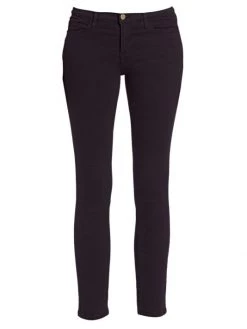 Frame Le Cropped Mid-Rise Skinny Jeans