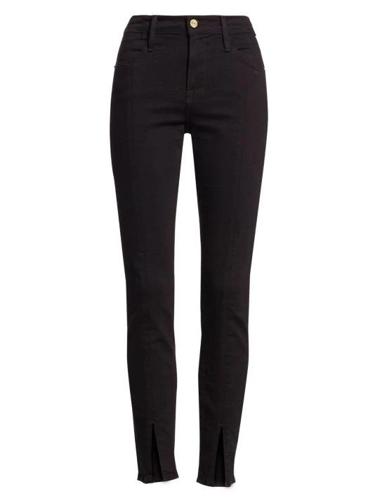 Frame Le High Skinny Front Split Jeans 3 Frame Le High Skinny Front Split Jeans