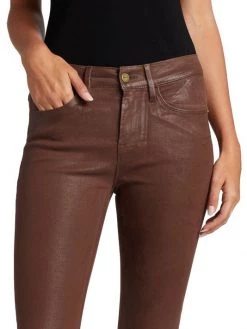 Frame Le Skinny De Jeanne Coated Jeans -Frame Sales Store unnamed file 1786
