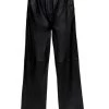Frame Leather Straight-Leg Pants
