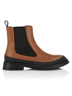 Frame Le Holland Leather & Rubber Chelsea Boots