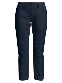 Frame Banded Bottom Trapunto Pant Navy -Frame Sales Store unnamed file 184